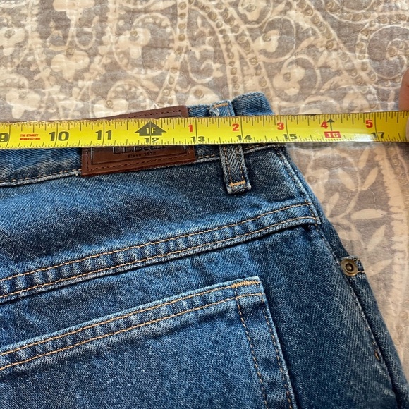 LL Bean Original Fit Relaxed Fleece Lined Jeans Denim Women's Size 10 tall - Picture 4 of 10